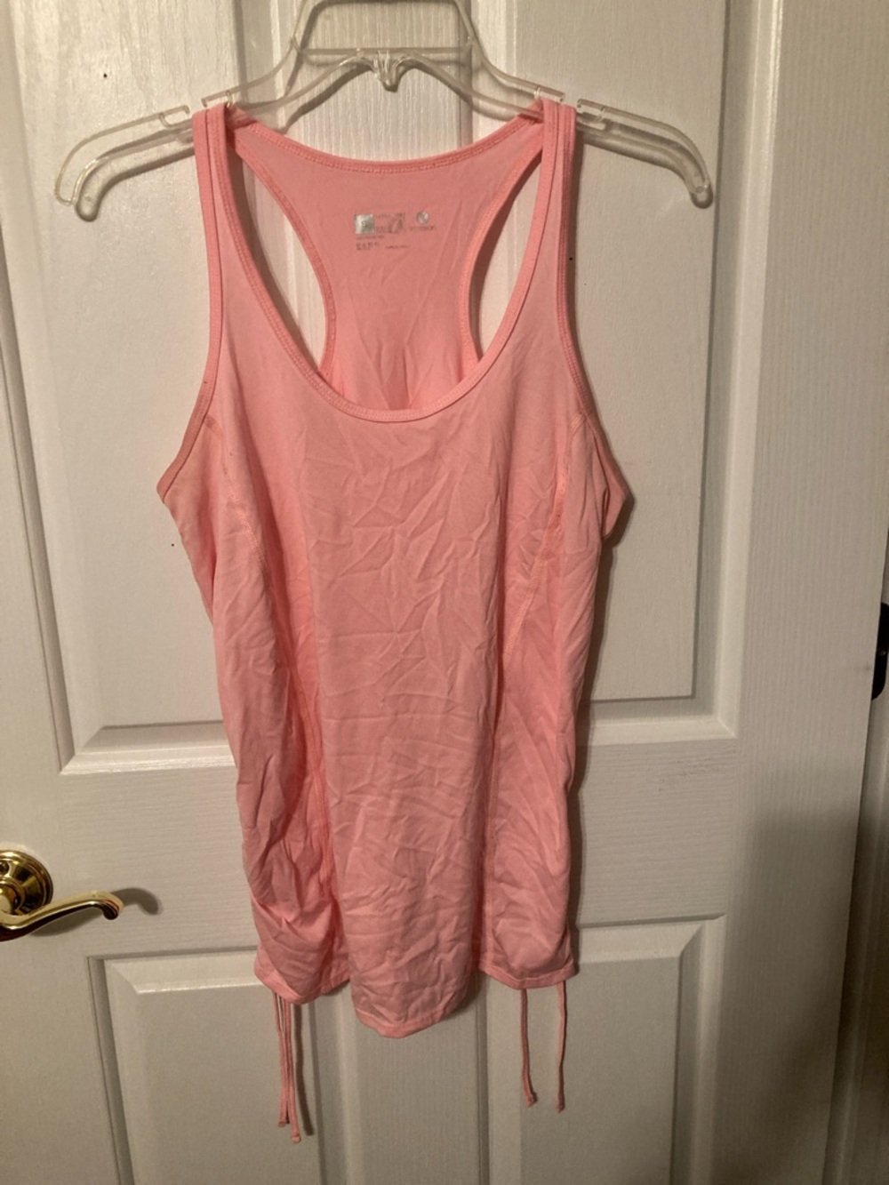 50% off in bundle, Xersion Soft Pink Racerback Tank, Adjustable Side Ties